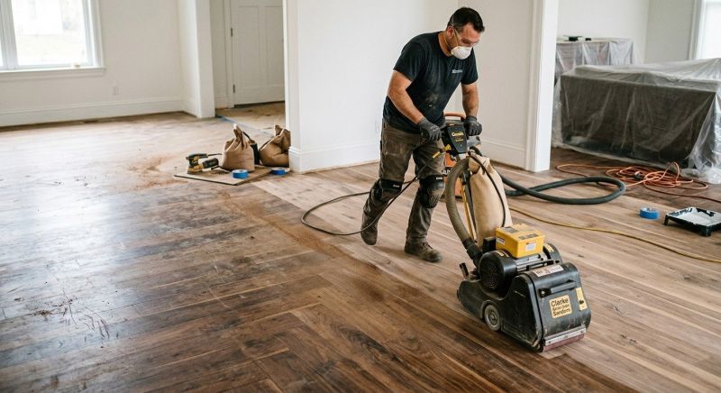 Walnut Floor Painting